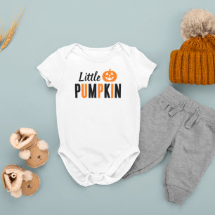 Liten Pumpa Orange Svart Halloween T Shirt