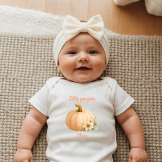 Liten pumpa personlig gåva nyfödd t shirt