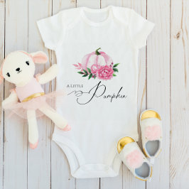 Liten pumpa rosenskär rustik baby shower t shirt