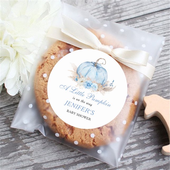 Liten pumpa runt klistermärke (Skapare uppladdad)