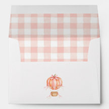 Liten pumpabarnvakt rosa gingham
