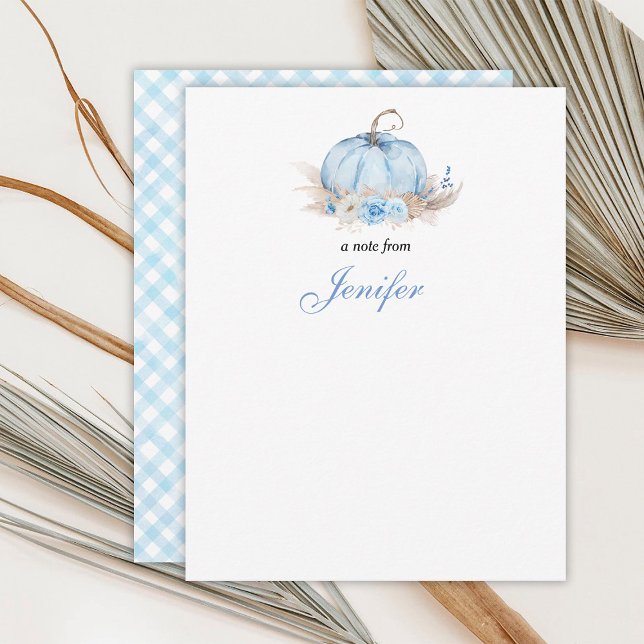 Liten pumpabeb anteckningskort (Skapare uppladdad)