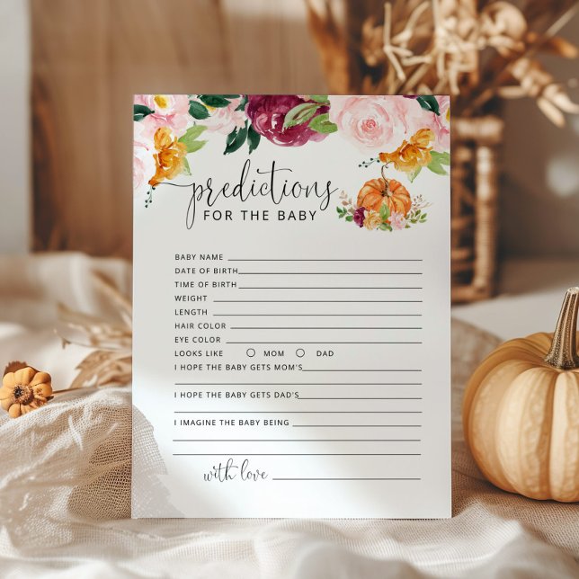 Liten pumpabebis förutsägelsekort (Skapare uppladdad)