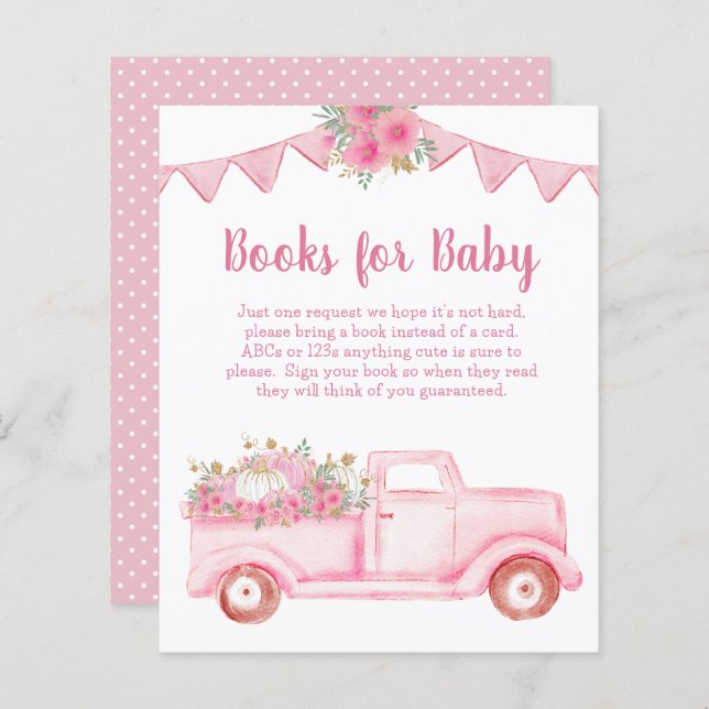 Liten Pumpaflicka Böcker för Bebis (Fram/baksida)