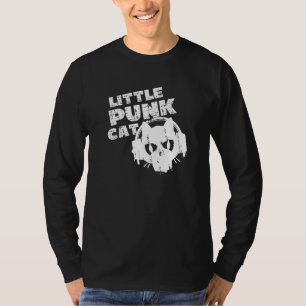 Liten punk katt punkrockare mohawk punkare t shirt