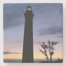 Liten punkt-fyr stenunderlägg