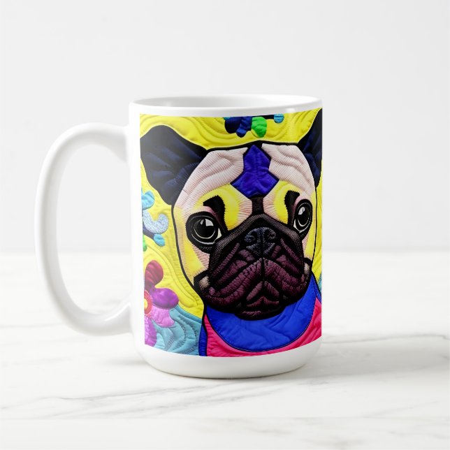 Liten Puppy-kopia som design Kaffemugg (Vänster)