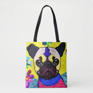 Liten Puppy-kopia som design Tygkasse