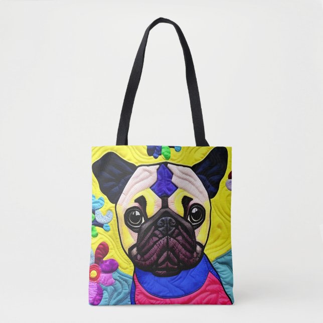 Liten Puppy-kopia som design Tygkasse (Framsida)
