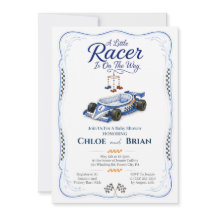 Liten Racers Babysängs Inbjudan till Bebisfest