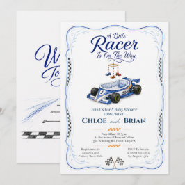 Liten Racers Babysängs Inbjudan till Bebisfest