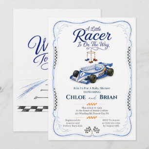 Liten Racers Babysängs Inbjudan till Bebisfest