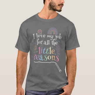 Liten Reasonseacher skolpojke T Shirt