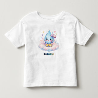 Liten regndropps inbjudan till baby shower t shirt