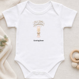 Liten resolution nyår graviditetsannonsering t shirt