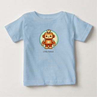 Liten Robot Söt Retro Kawaii Småbarns T-Shirt