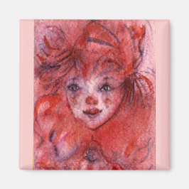 LITEN RÖD CLOWN MAGNET