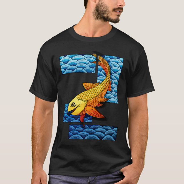 Liten Röd Fisk T Shirt (Framsida)