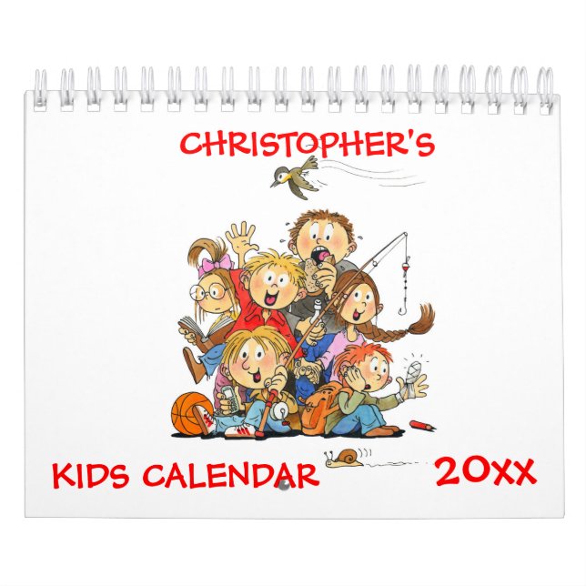 Liten röd kalender Kalender - lustig kalender - Fö (Omslag)