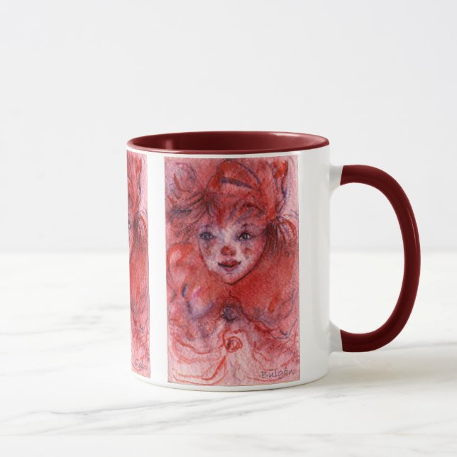 LITEN RÖD KLUGG MUGG (Höger)