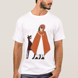 liten röd ridning huva t shirt