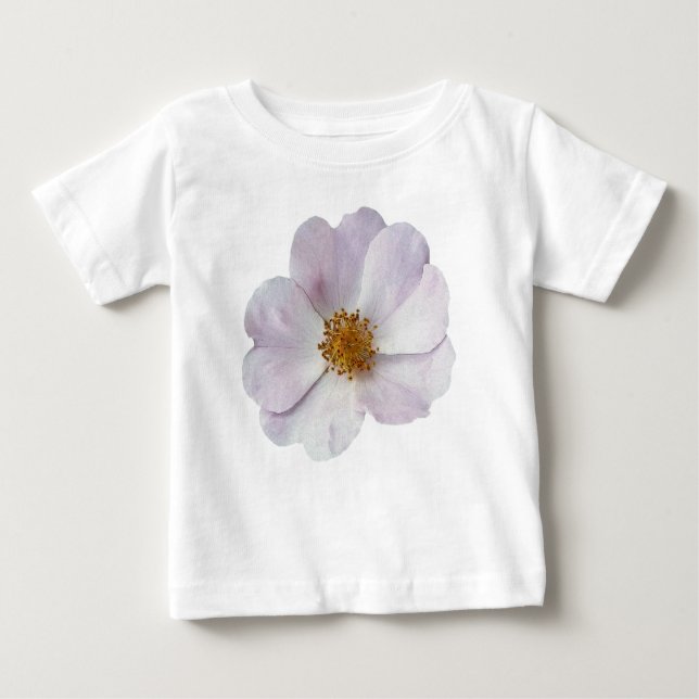 Liten rosa-blomma t shirt (Framsida)