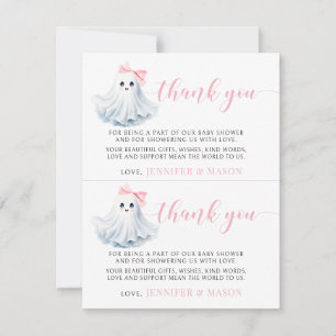 Liten Rosa Little Baby Boo Shower Tack du Cards