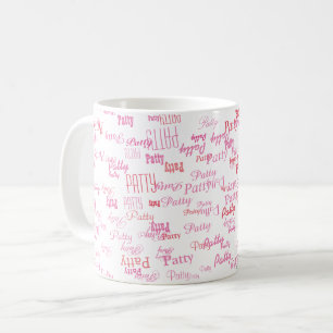 liten rosa namn typografi mugg för henne