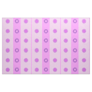Liten Rosa och Lila blommor Mönster Tyg