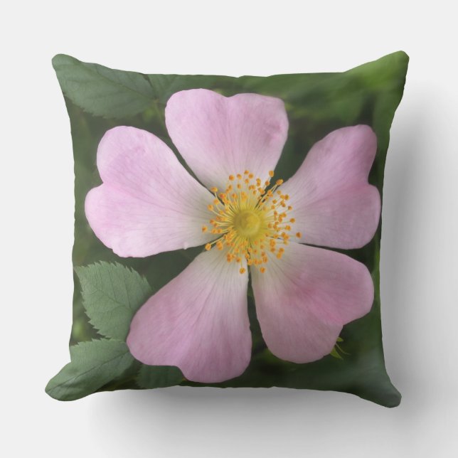 liten rosa utomhuskudde (Framsida)