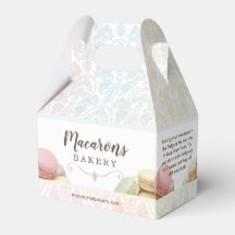 Liten ruta för fransk Macarons