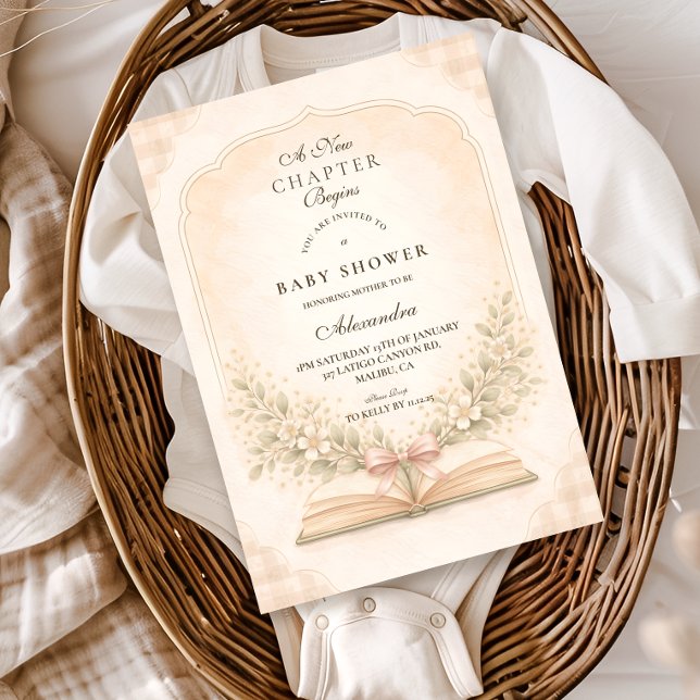 Liten saga börjar baby shower inbjudningar (Skapare uppladdad)