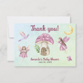 Liten sagobarn Baby Shower Tack för att du kom Kort