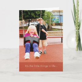 Liten Sak i Life Tack Greeting Card Kort