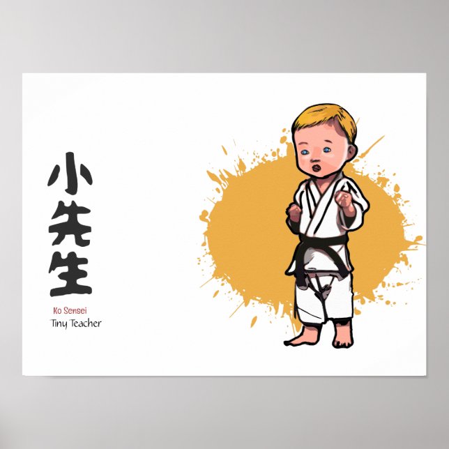 Liten Sensei Poster (Framsidan)