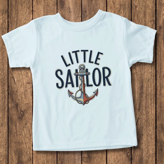 Liten sjöankare nautisk t shirt (Skapare uppladdad)