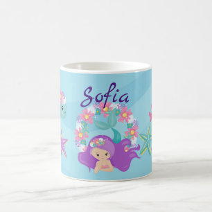 liten sjöjungfru kaffemugg