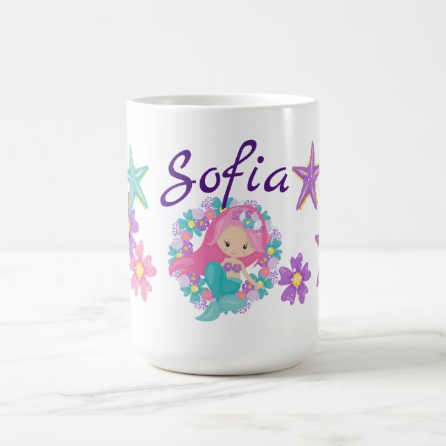 liten sjöjungfru kaffemugg (Center)