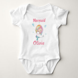 Liten sjöjungfru, karosserit Narwhit och sjöjung T Shirt