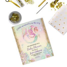 Liten Sjöjungfru - liten babyfärg - budget för bab