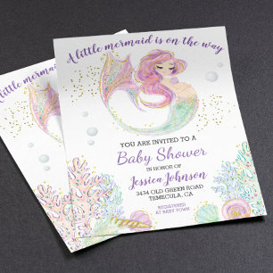 Liten Sjöjungfru - liten babyfärg - budget för bab
