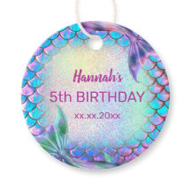 liten sjöjungfru mönster födelsedag