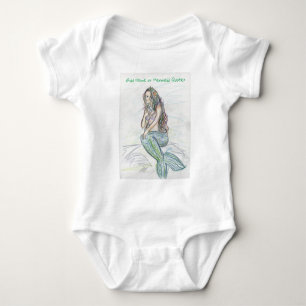 Liten sjöjungfrusagor fantasykonst t-shirts