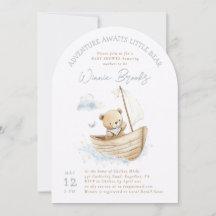 Liten sjöman Teddybjörn Baby Shower