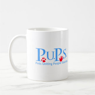 Liten skadad valp - Räddad! Kaffemugg