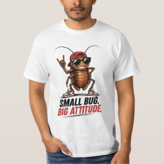 Liten skalbagge. Stor attityd. | Rolig cool kacker T Shirt