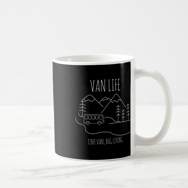 Liten skåpbil Stort boende  Kaffemugg (Höger)