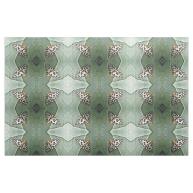 Liten Skogsfjäril Moth Mönstrat Djur Hantverkstyg Tyg (Fat Quarter)