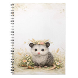 Liten skogsvän opossum anteckningsbok