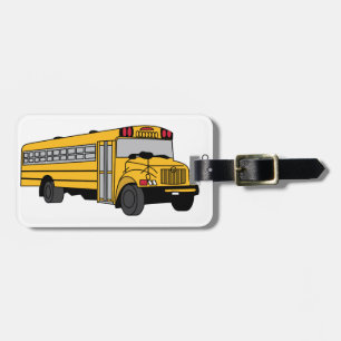 Liten skolbuss bagagebricka